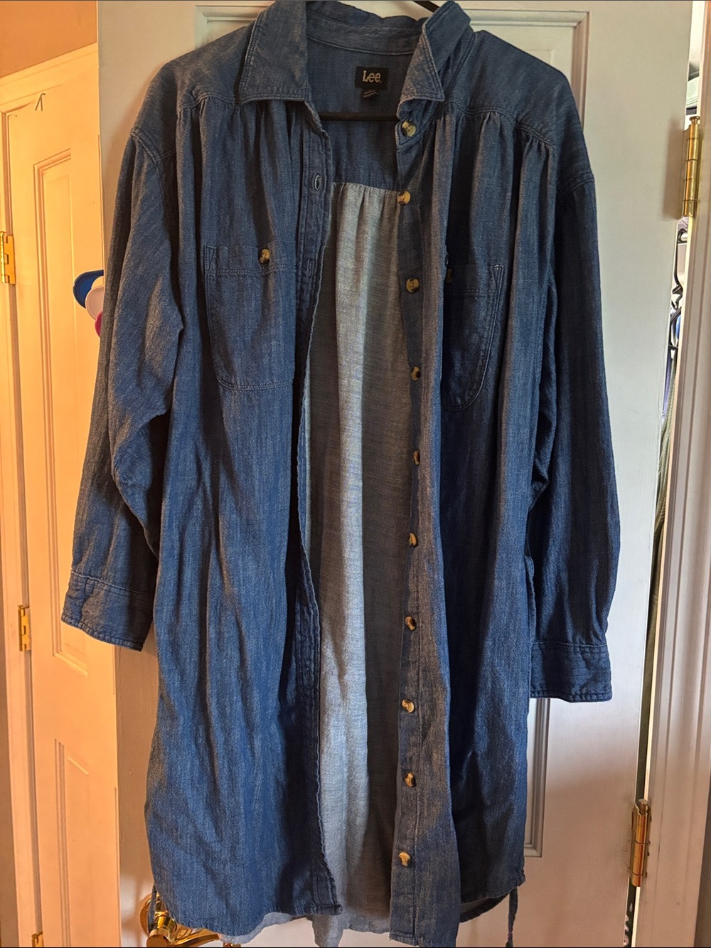 Lee Women's Dark Blue Denim Shirt Jacket